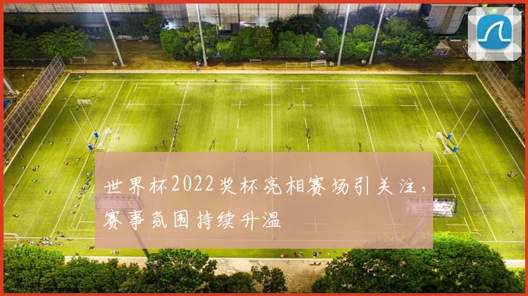 世界杯2022奖杯亮相赛场引关注，赛事氛围持续升温